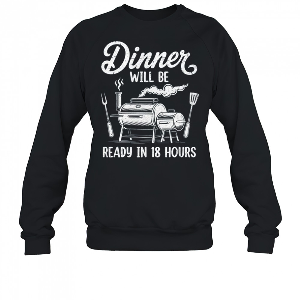 BBQ Men Smoking Meat Smoker Grilling Barbecue Dad shirt Sweatshirt