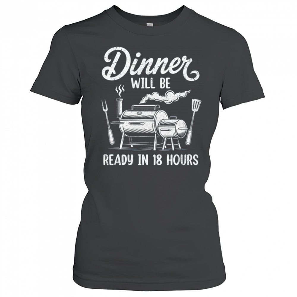 BBQ Men Smoking Meat Smoker Grilling Barbecue Dad shirt Women's T-shirt