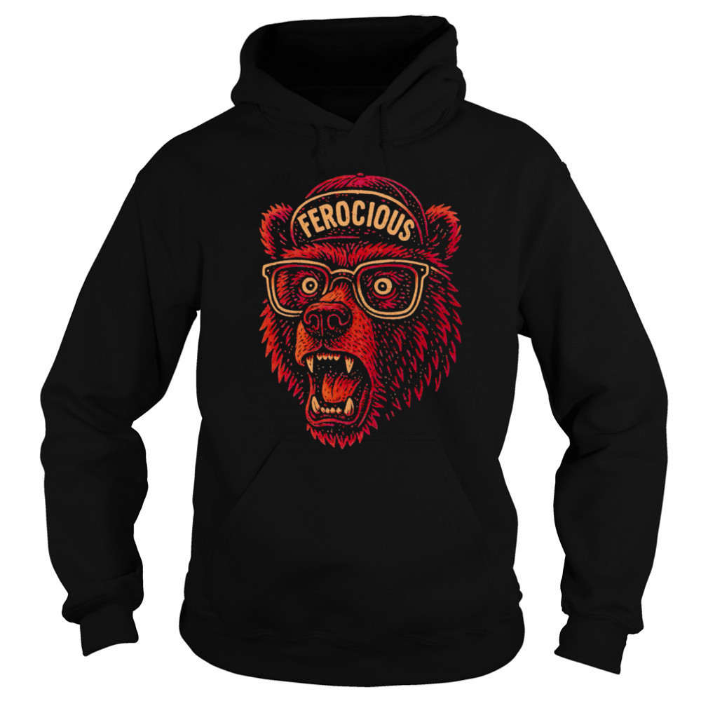 Bear Big Head Hat Ferocious shirt Sweatshirt