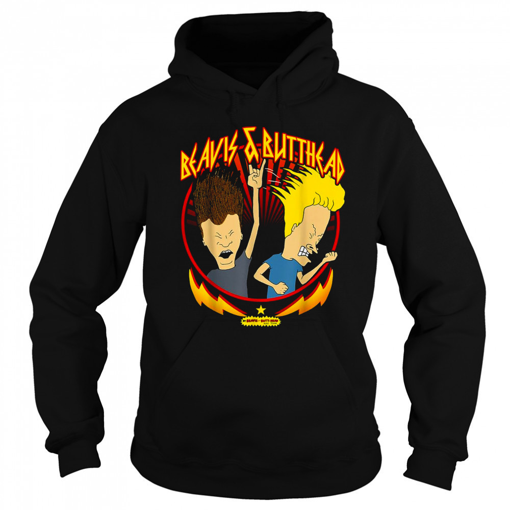 Beavis And Butt Head Metal Colors Rock Out T-Shirt Sweatshirt