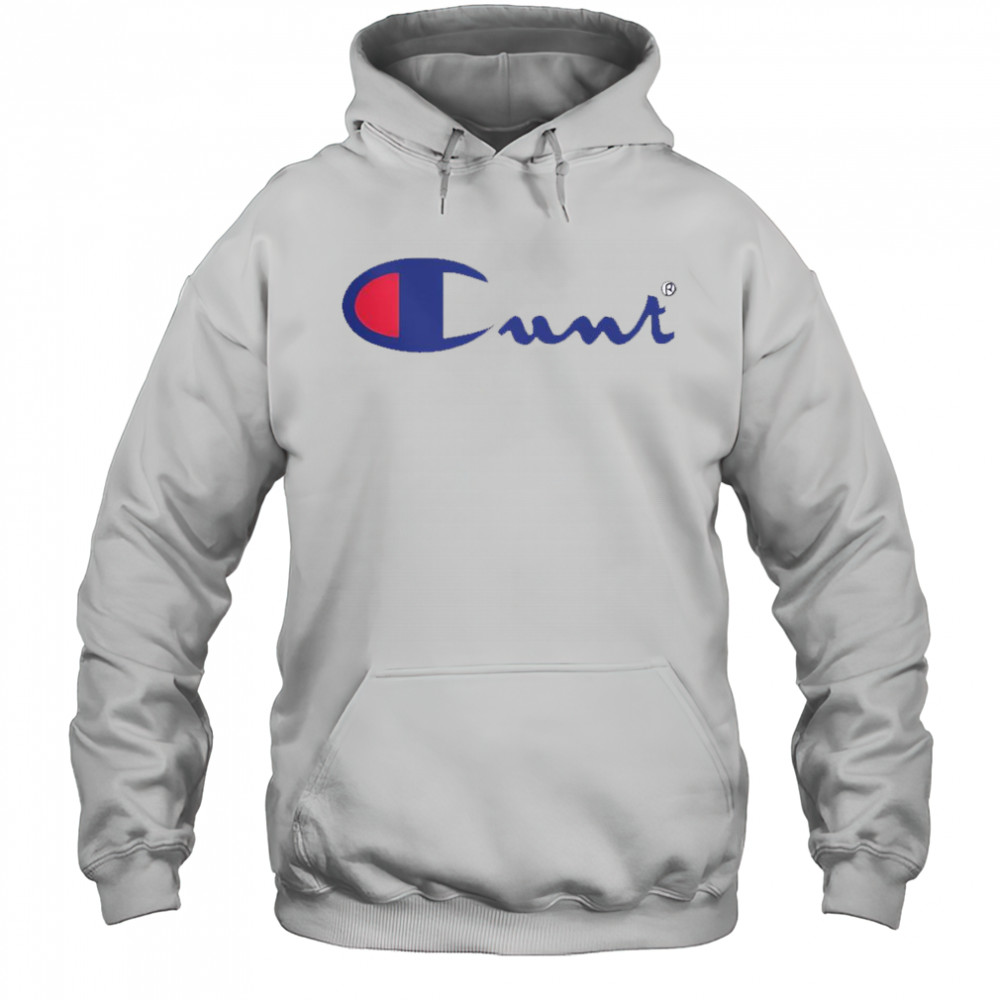 Champion Cunt Logo T-Shirt Hoodie