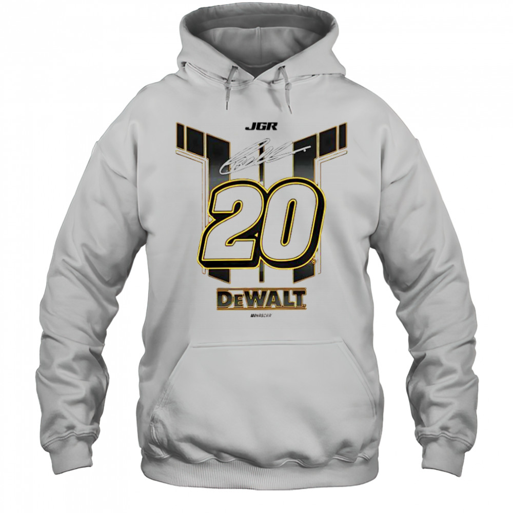 Christopher Bell #20 Dewalt Joe Gibbs Racing Team Signature T-Shirt Hoodie