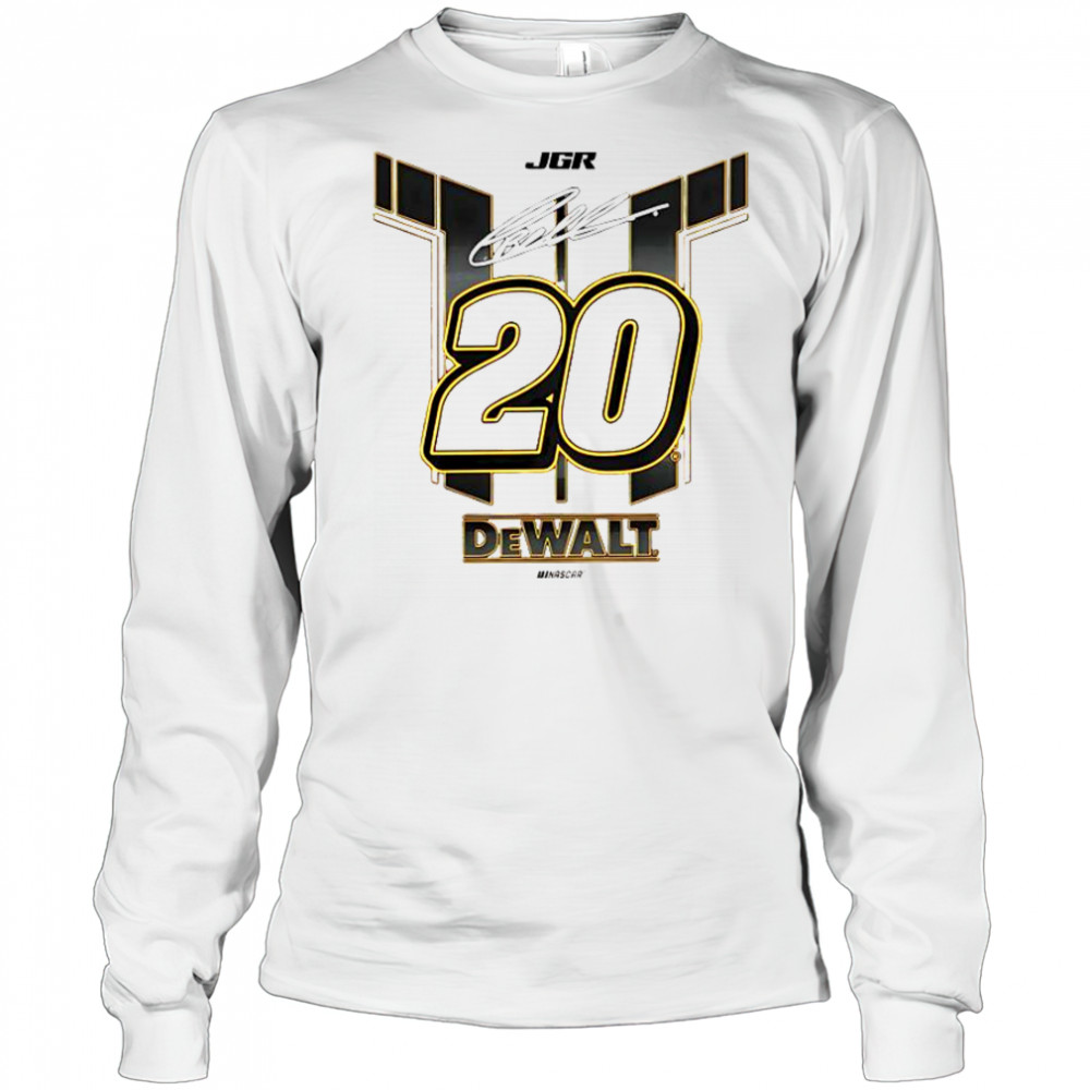 Christopher Bell #20 Dewalt Joe Gibbs Racing Team Signature T-Shirt Long Sleeved