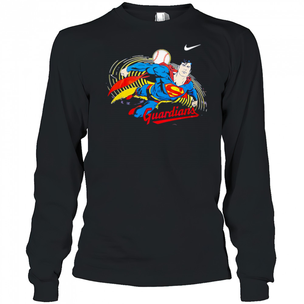 Cleveland Guardians Superman Game Day Hero shirt Long Sleeved