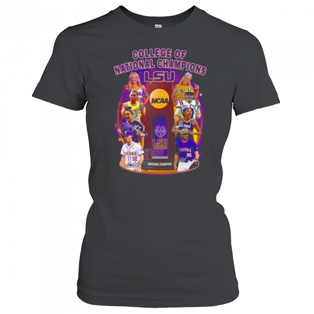 College Of National Champions LSU Tigers T-Shirt Women's T-shirt