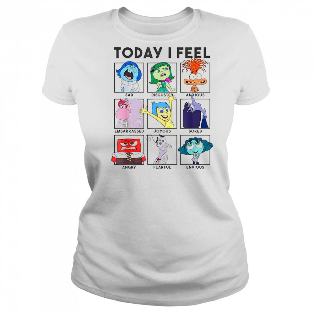 Disney Pixar Inside Out 2 Today I Feel T-Shirt Women's T-shirt