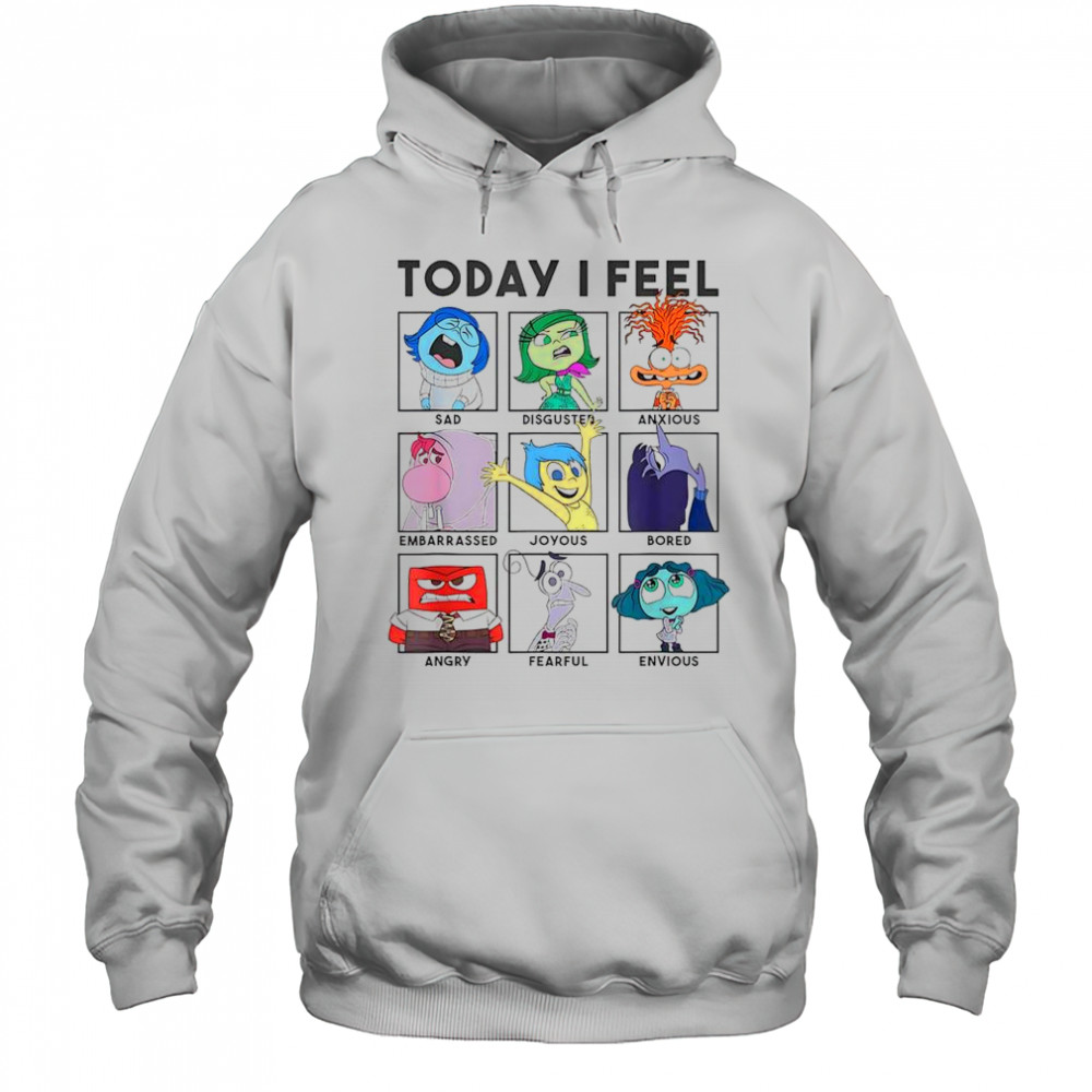 Disney Pixar Inside Out 2 Today I Feel T-Shirt Hoodie