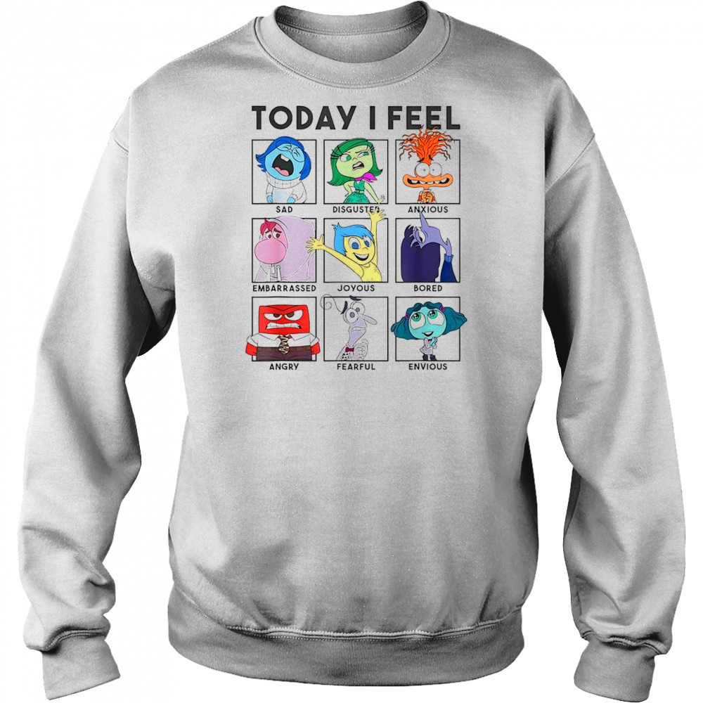 Disney Pixar Inside Out 2 Today I Feel T-Shirt Hoodie