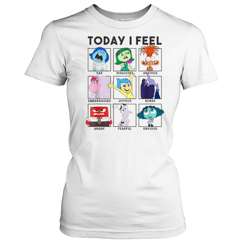 Disney Pixar Inside Out 2 Today I Feel T-Shirt Women's T-shirt