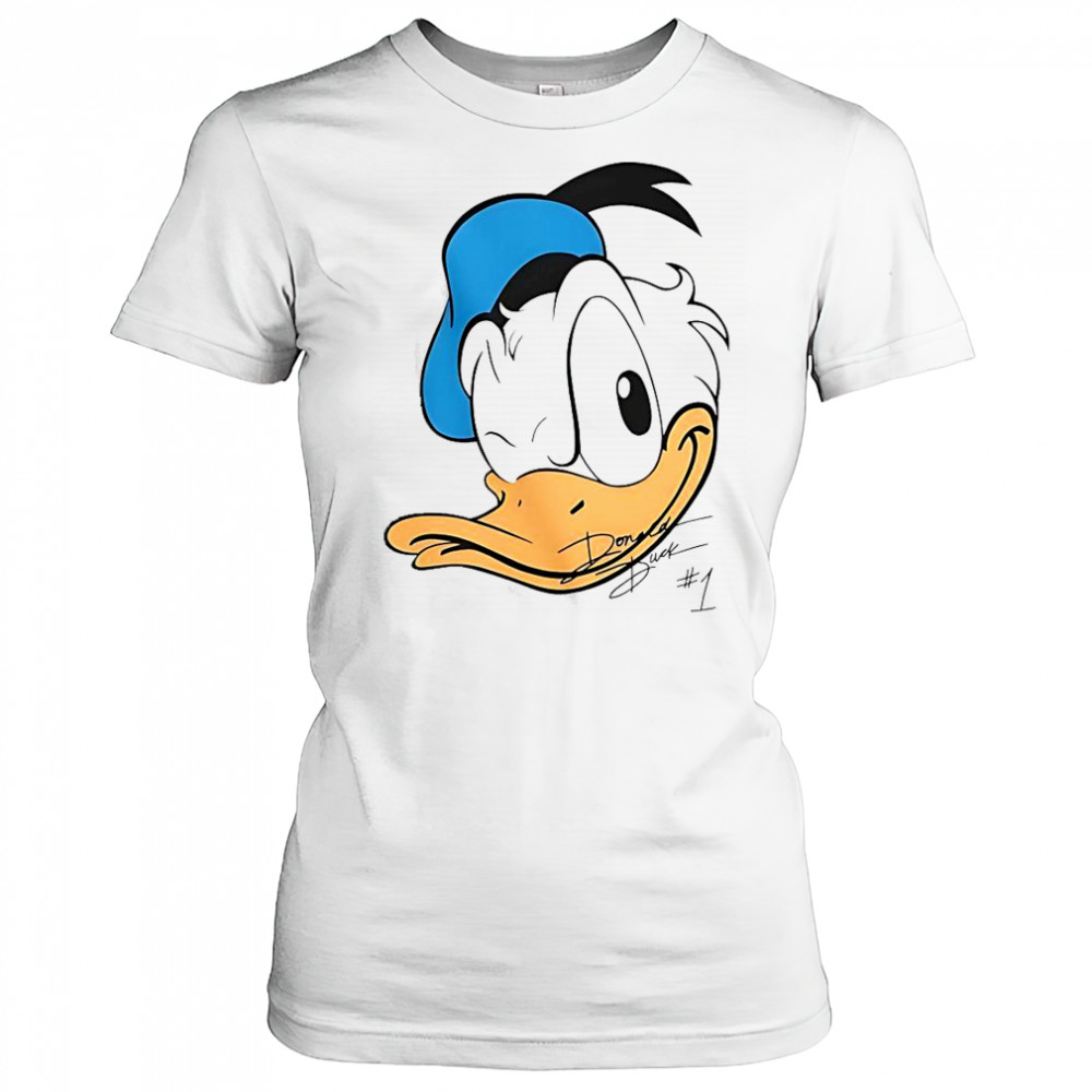 Donald Duck Disney Big Face T-Shirt Women's T-shirt