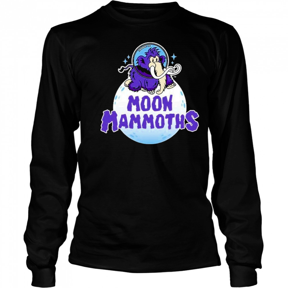 Erie SeaWolves BR Moon Mammoths T-Shirt Long Sleeved