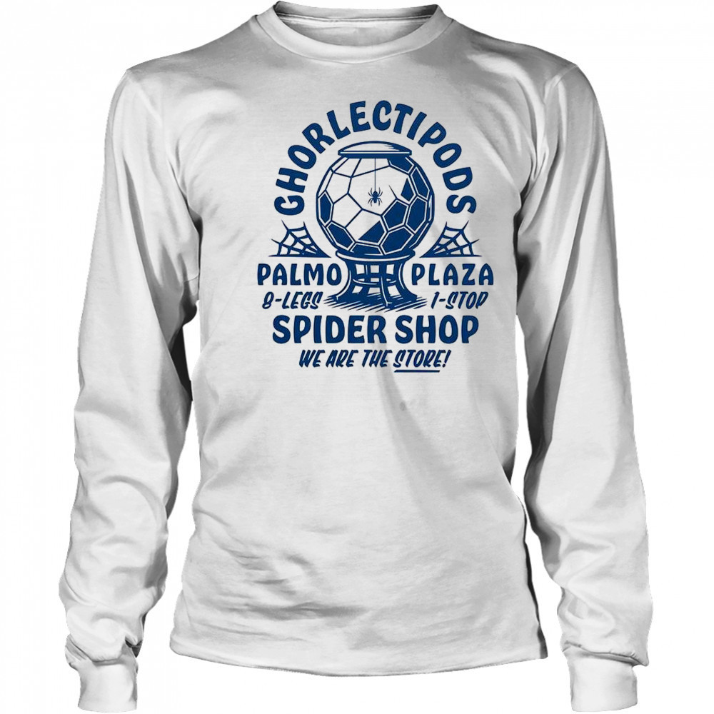Ghorlectipods Spider Shop T-Shirt Long Sleeved