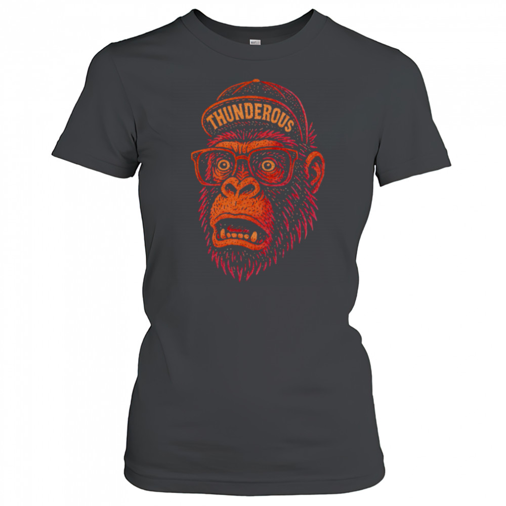 Gorilla Big head Hat Thunderous shirt Women's T-shirt