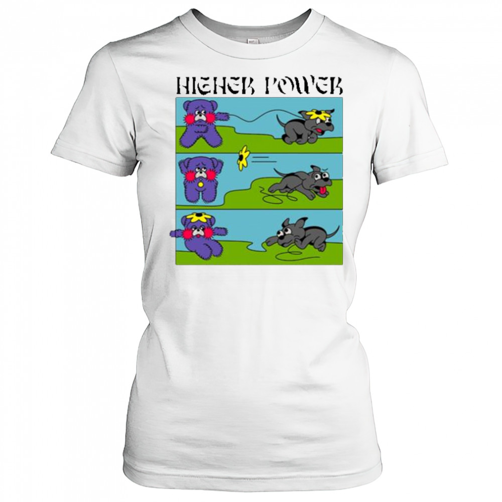 Higher Power Flower Dog T-Shirt Women's T-shirt