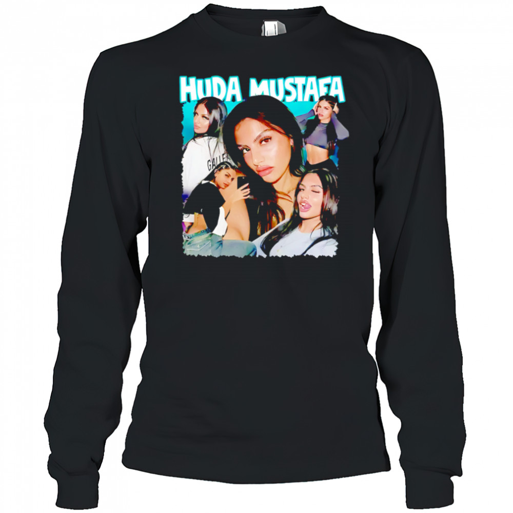 Huda Mustafa graphic shirt Long Sleeved