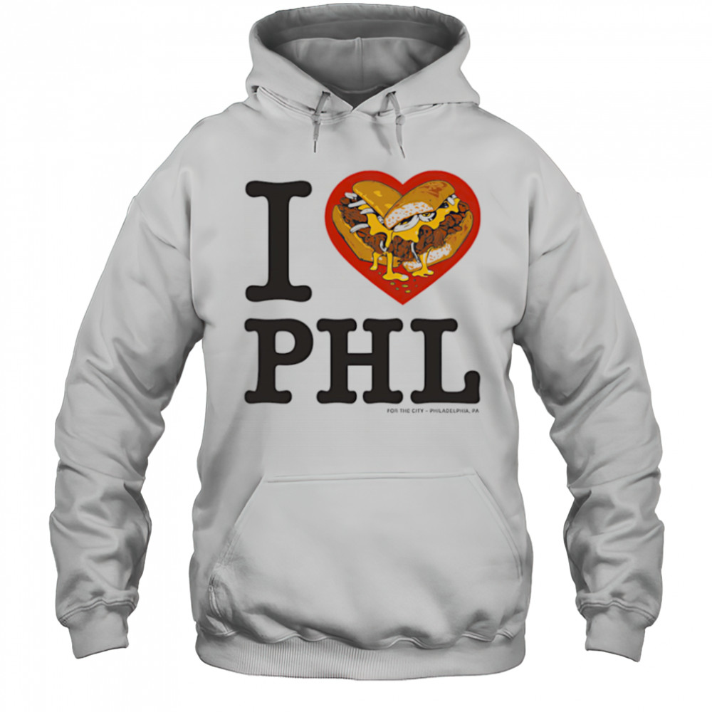 I Love PHL Hamburguesa shirt Hoodie