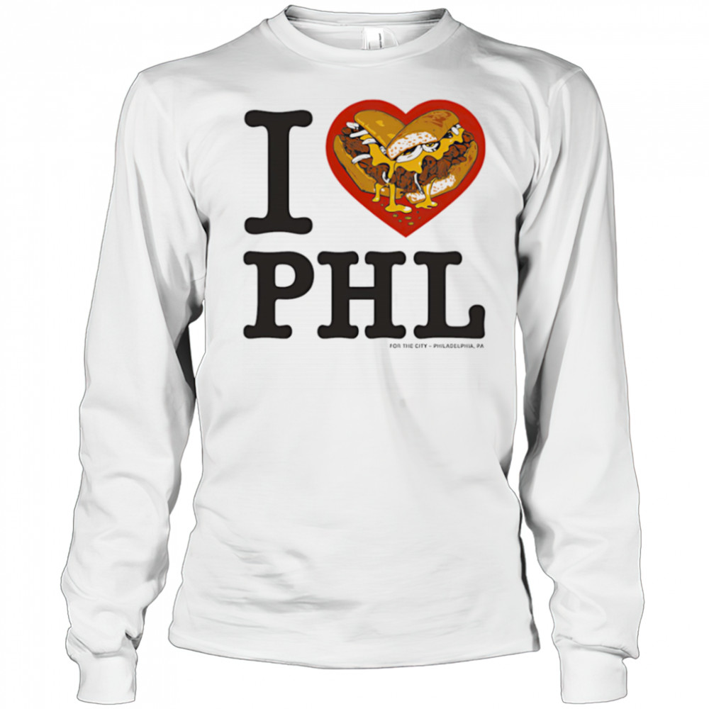 I Love PHL Hamburguesa shirt Long Sleeved