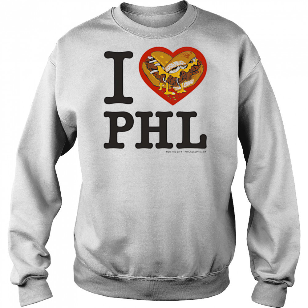 I Love PHL Hamburguesa shirt Hoodie