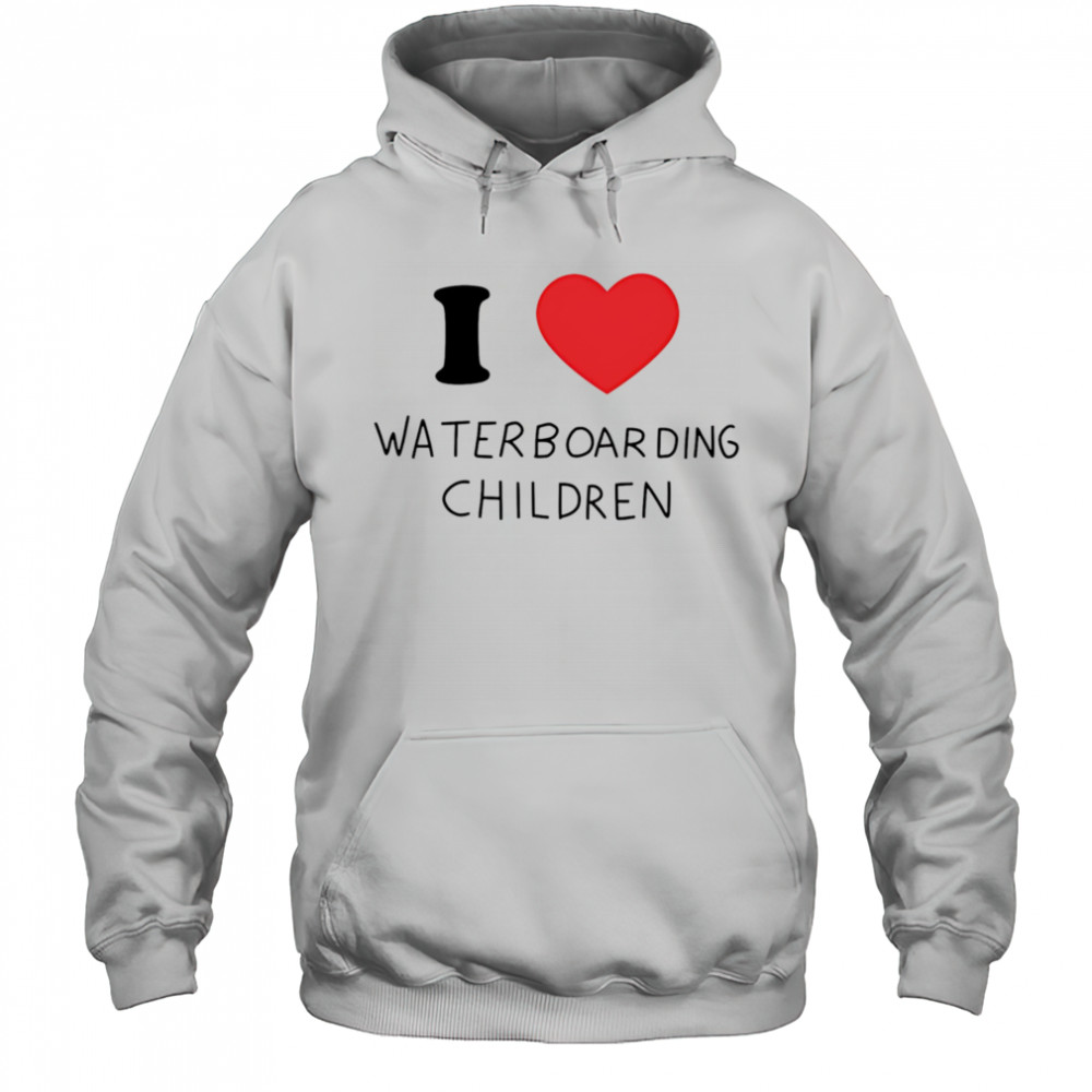 I love waterboarding children shirt Hoodie