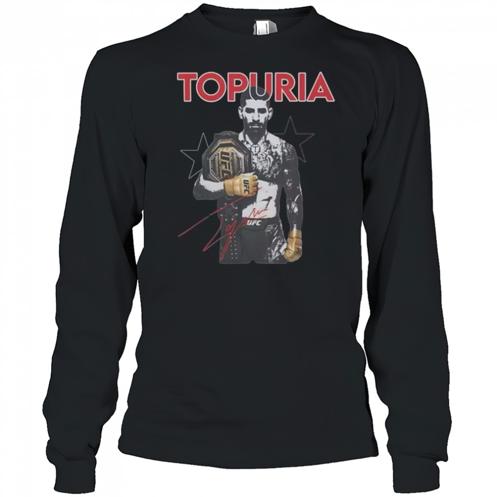 Ilia Topuria Ufc Champions T-Shirt Long Sleeved