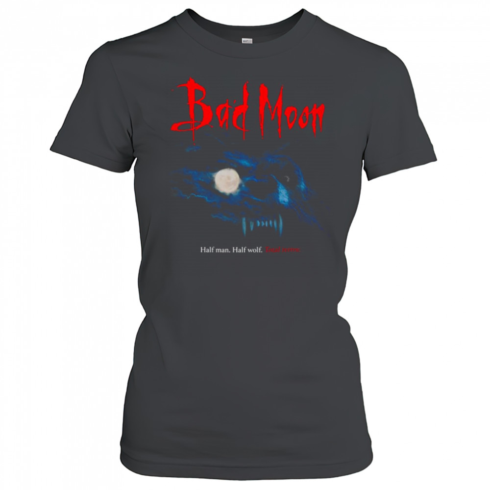 Iron Fortress Records Bad Moon Horror T-Shirt Women's T-shirt