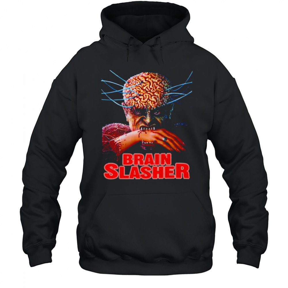 Iron Fortress Records Brain Slasher Horror T-Shirt Hoodie