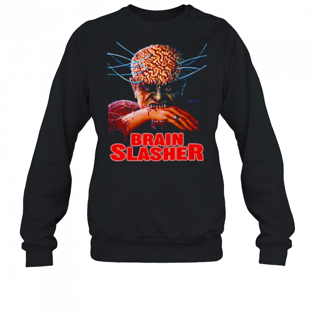 Iron Fortress Records Brain Slasher Horror T-Shirt Sweatshirt
