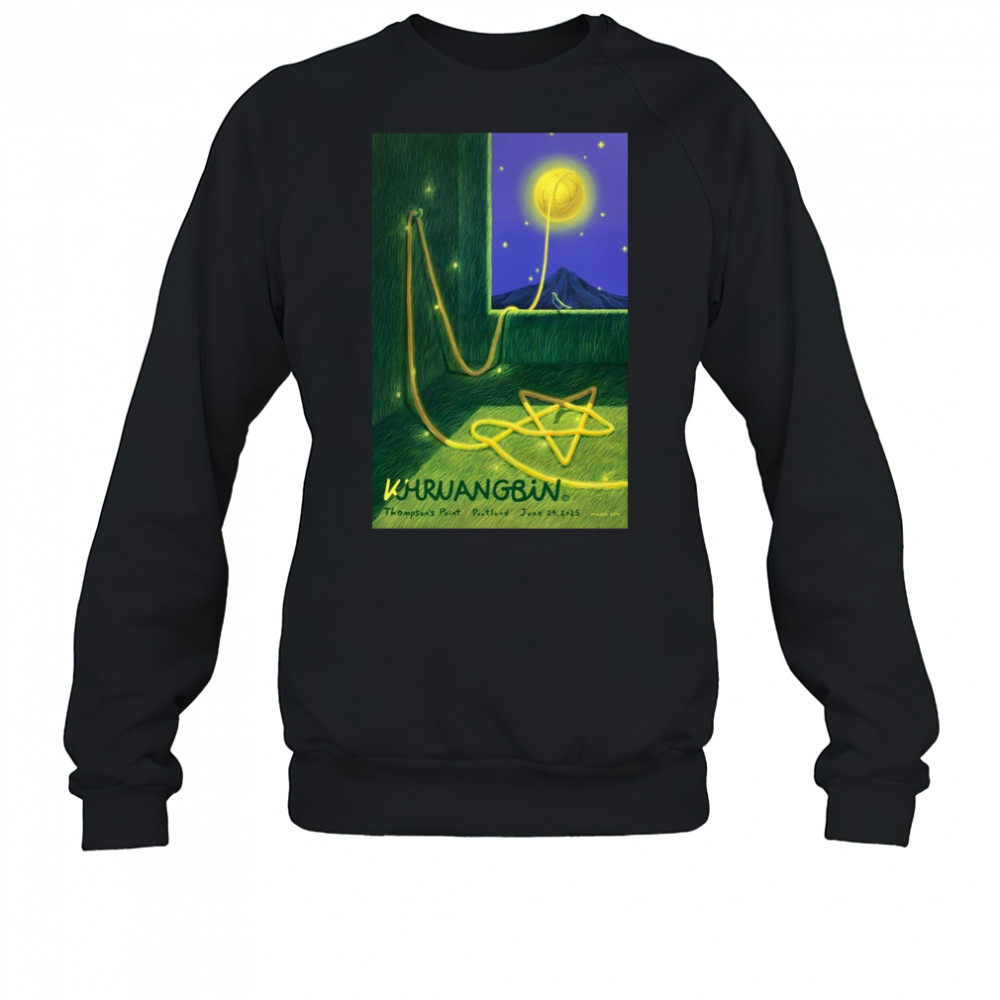 Khruangbin Poster June 29 2025 Thompson’s Point Portland ME T-Shirt Sweatshirt
