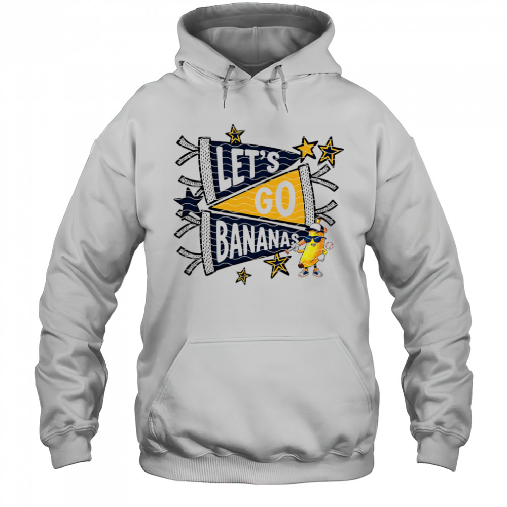 Let’s Go Bananas Baseball shirt Hoodie