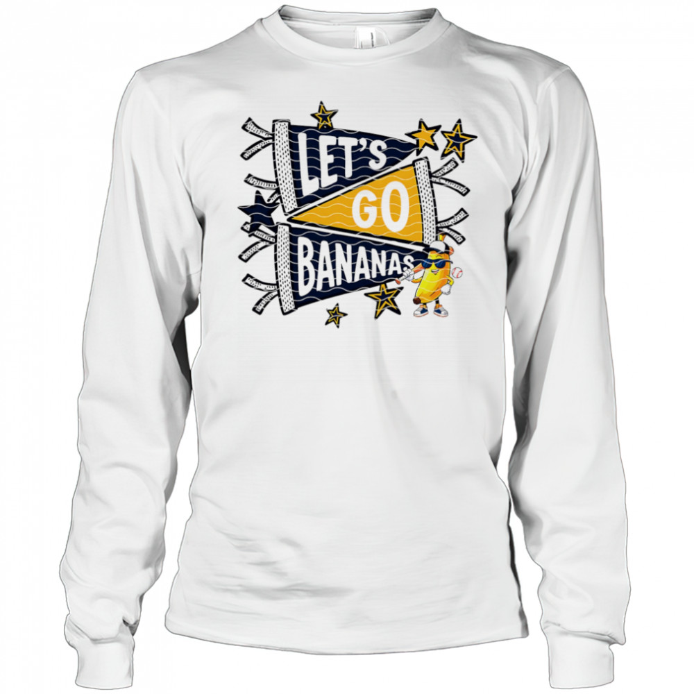 Let’s Go Bananas Baseball shirt Long Sleeved