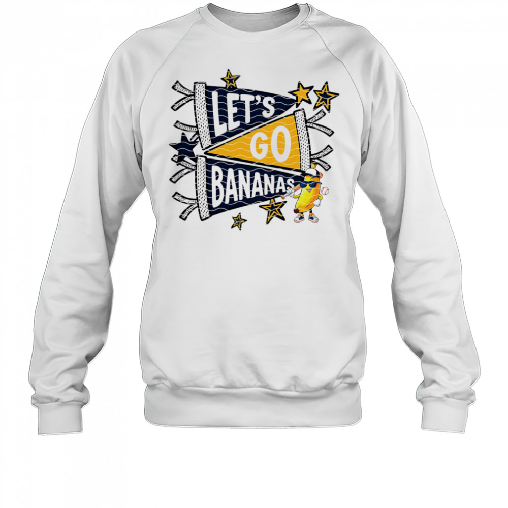 Let’s Go Bananas Baseball shirt Sweatshirt
