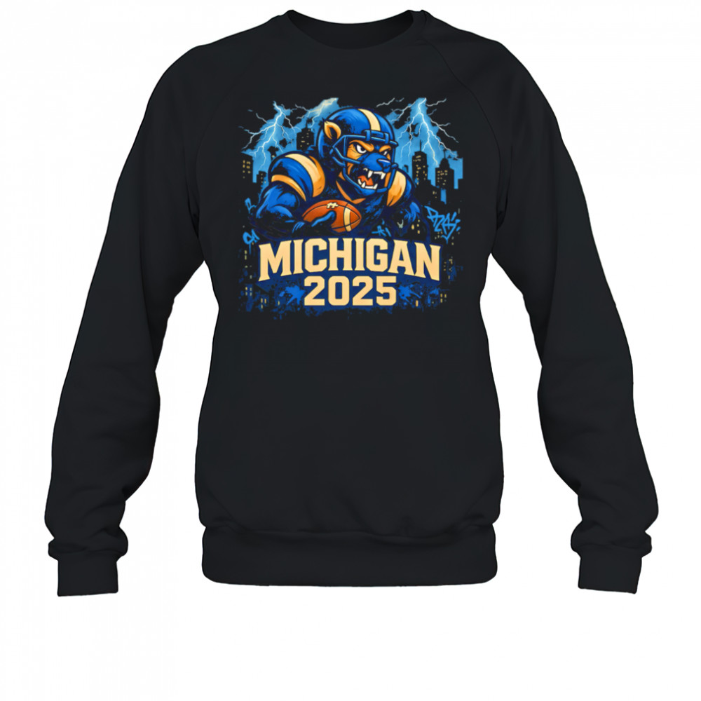 Michigan Wolverines 2025 mascot Growl shirt Sweatshirt