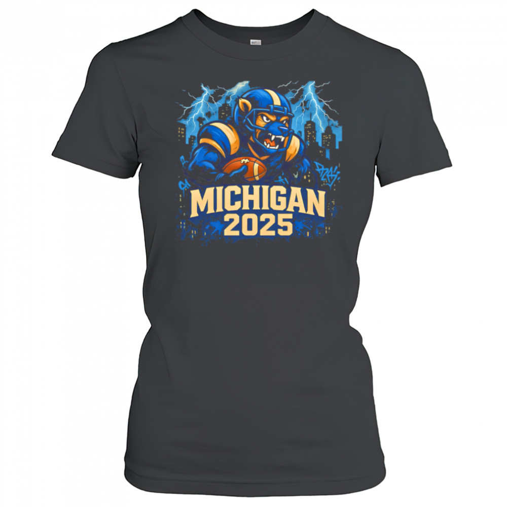 Michigan Wolverines 2025 mascot Growl shirt Women's T-shirt