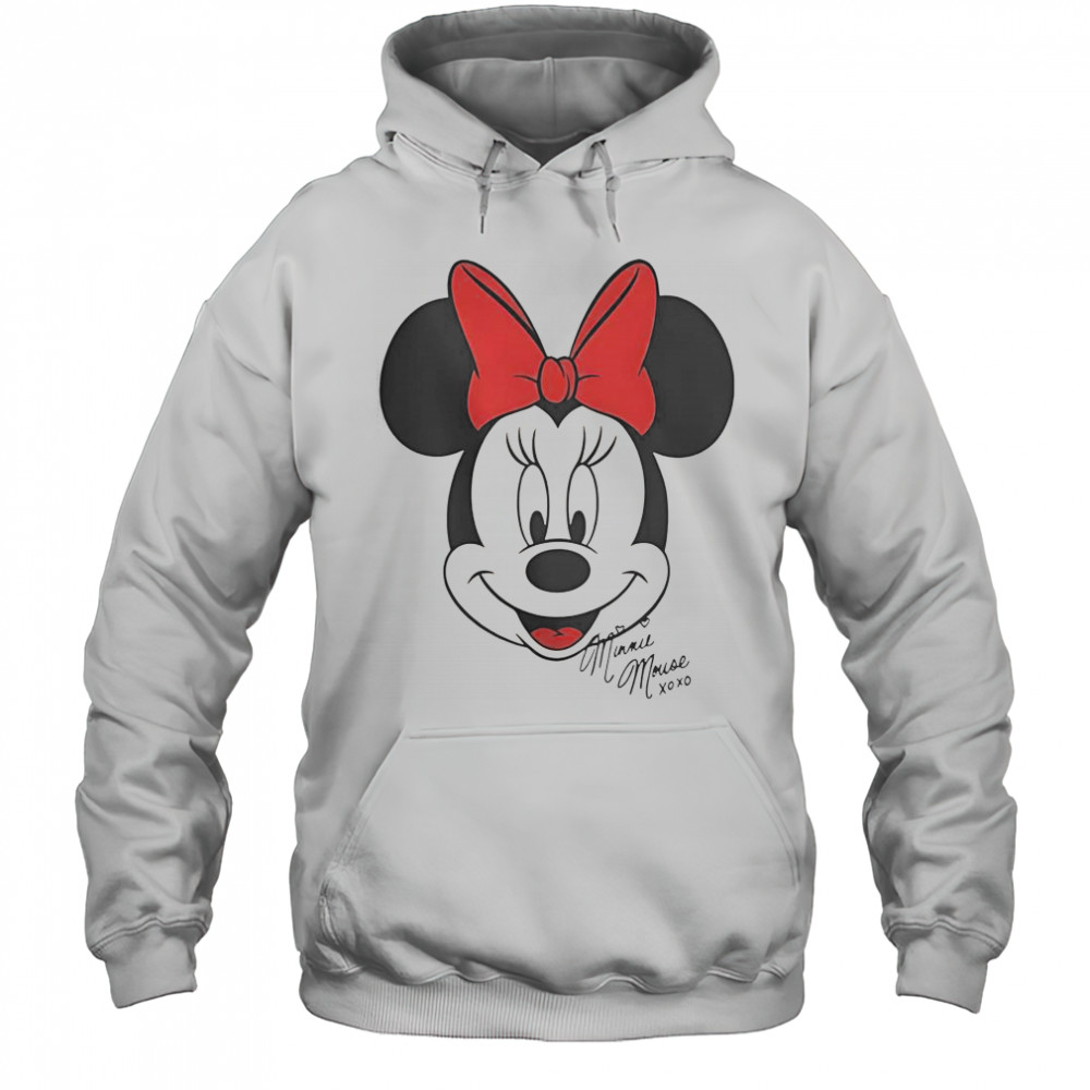 Minnie Mouse Disney Big Face T-Shirt Hoodie