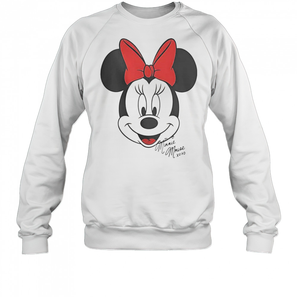 Minnie Mouse Disney Big Face T-Shirt Sweatshirt