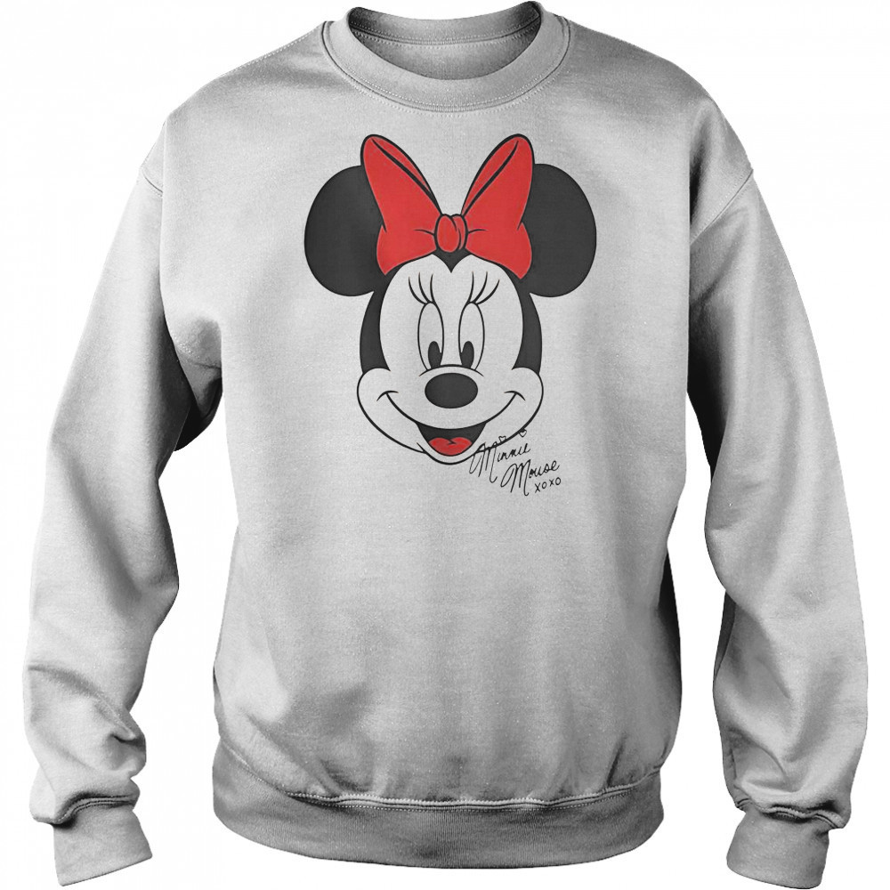 Minnie Mouse Disney Big Face T-Shirt Hoodie