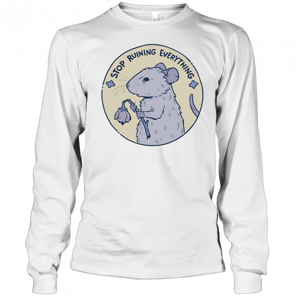 Mouse stop running everything shirt Long Sleeved