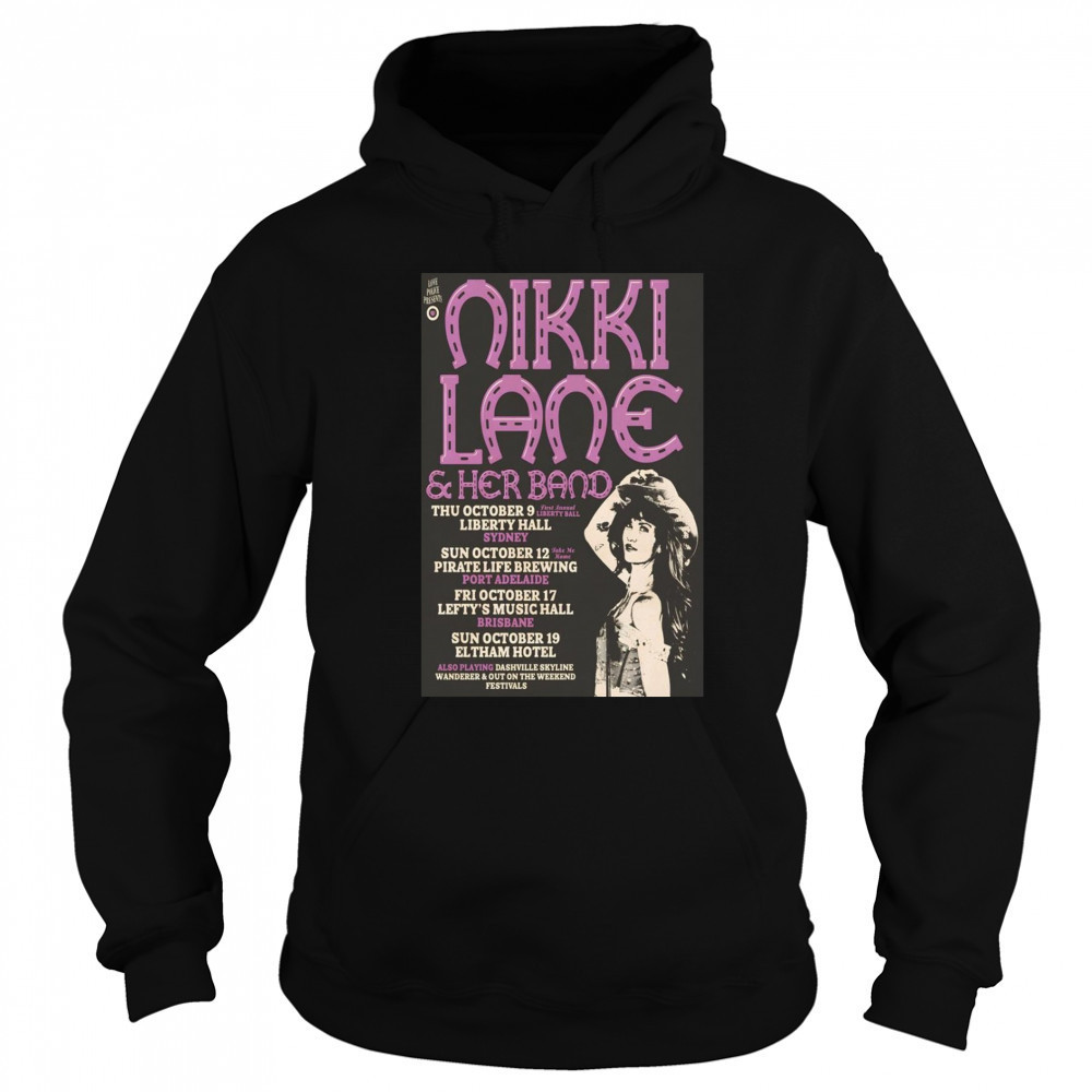 Nikki Lane Tour Australia 2025 Poster T-Shirt Sweatshirt