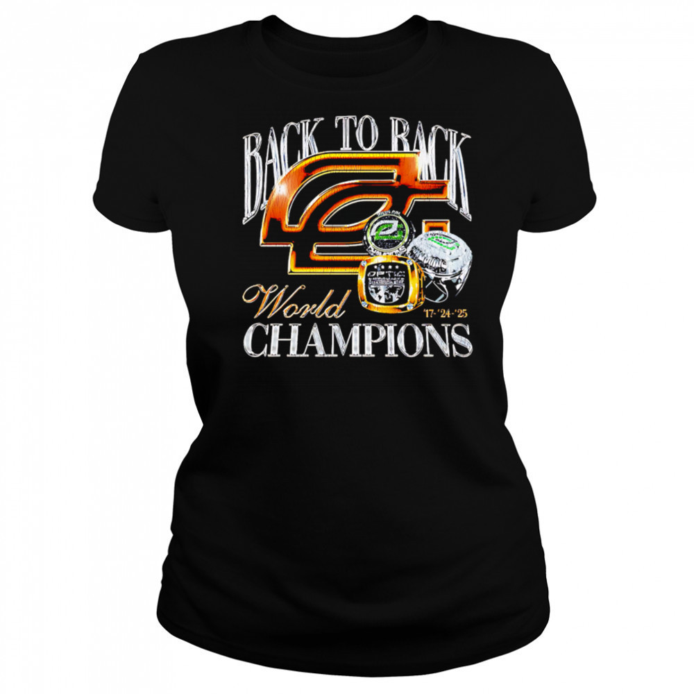 OpTic Gaming Back To Back World Champions shirt Women's T-shirt