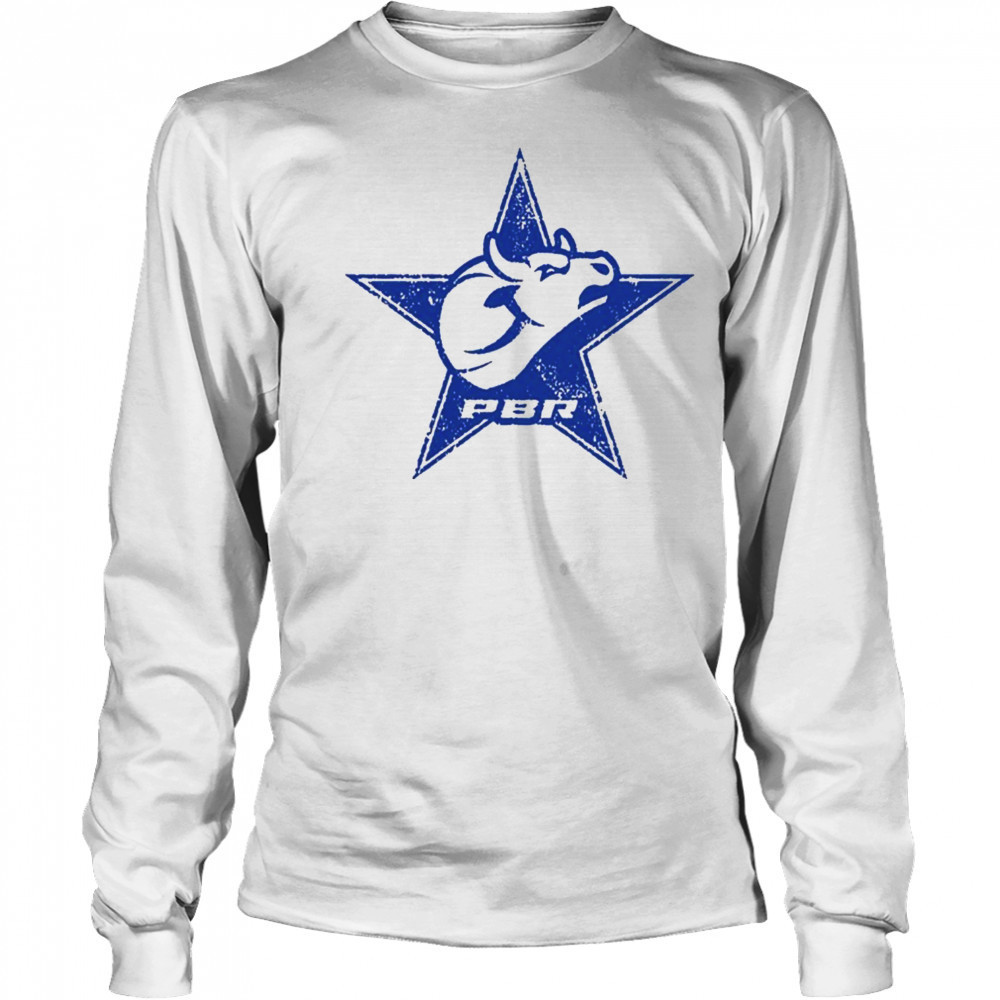 PBR Americana PBR Star Crest Logo T-Shirt Long Sleeved