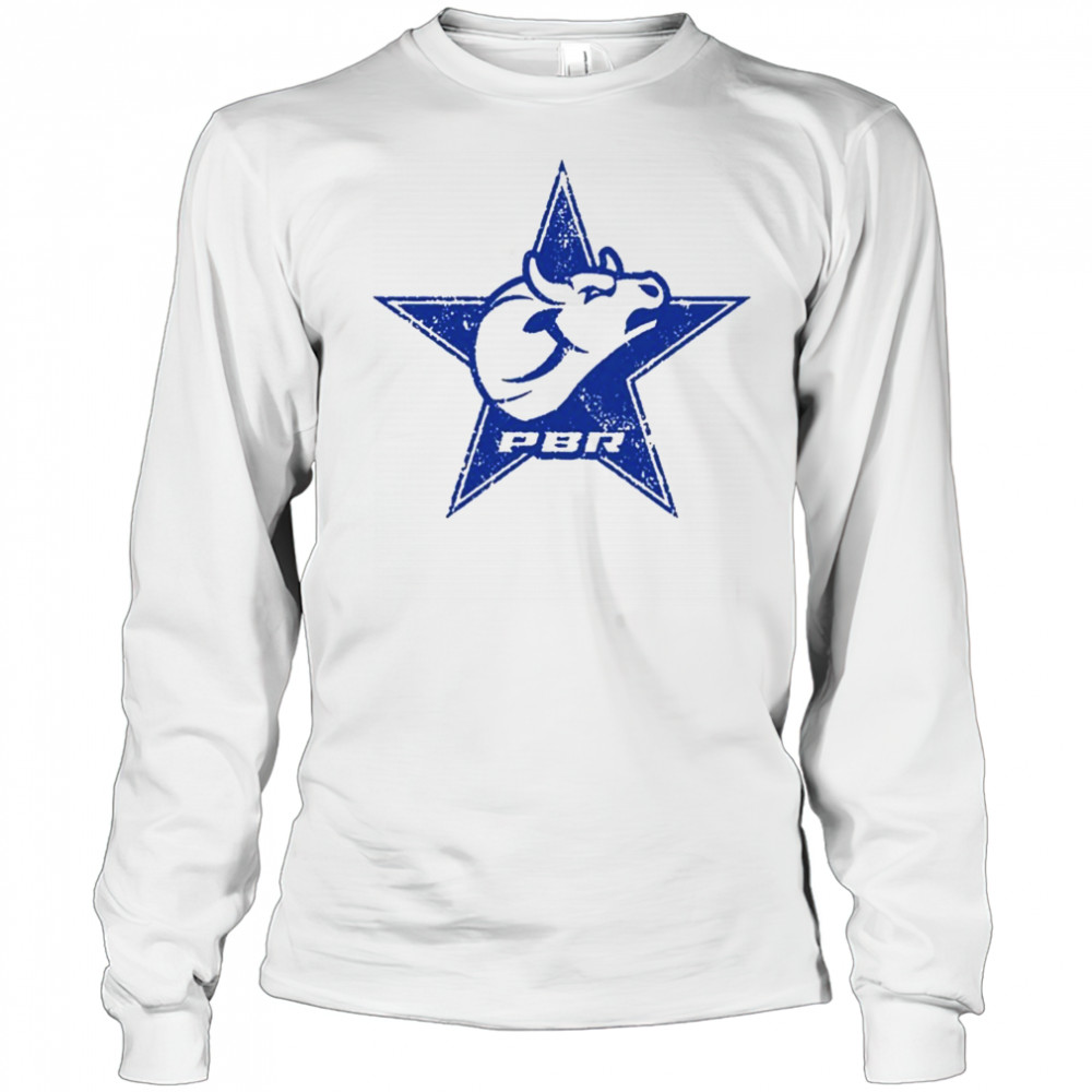 PBR Americana PBR Star Crest Logo T-Shirt Long Sleeved