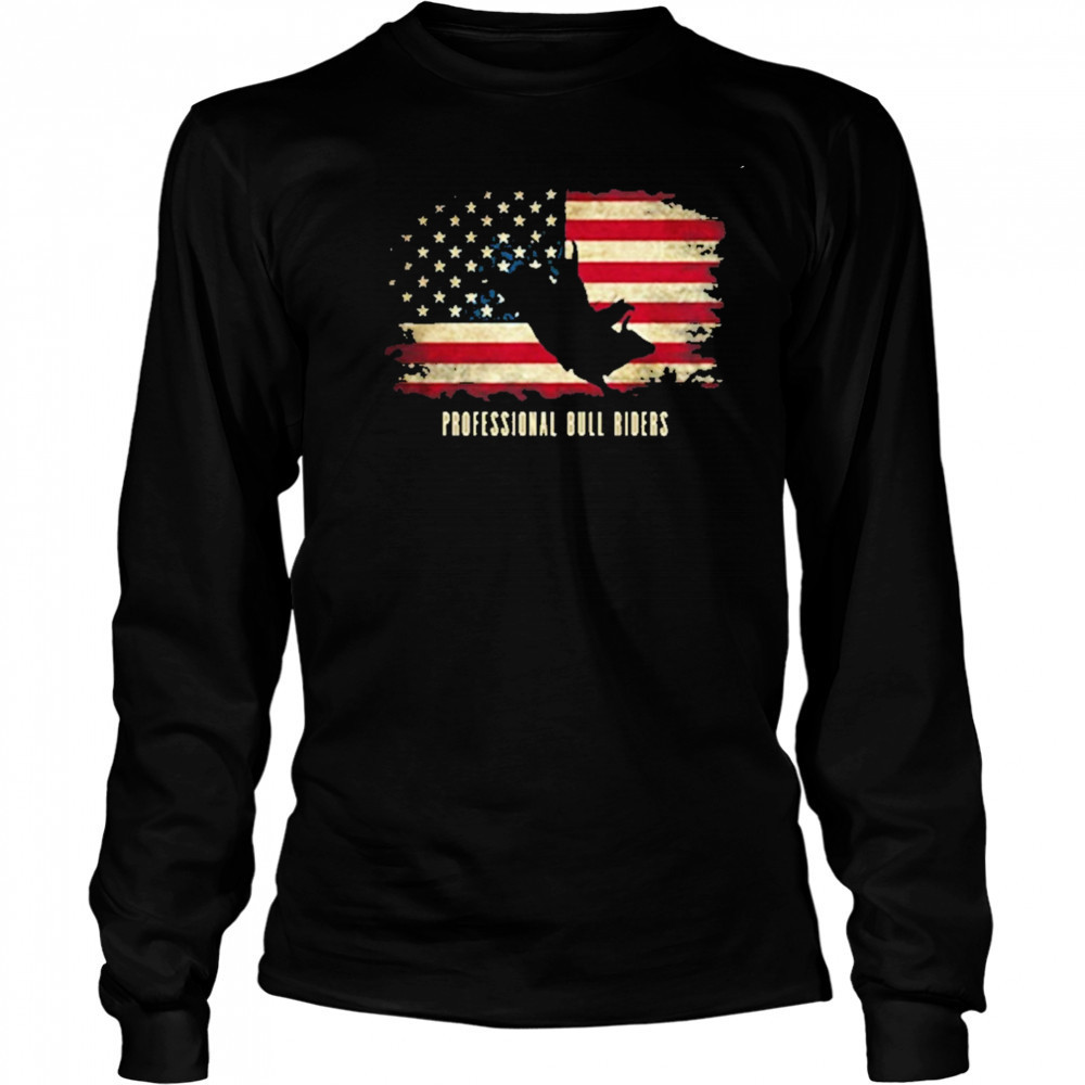 PBR Americana Proessional Bull Riders T-Shirt Long Sleeved