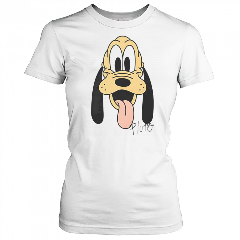 Pluto Disney Big Face T-Shirt Women's T-shirt