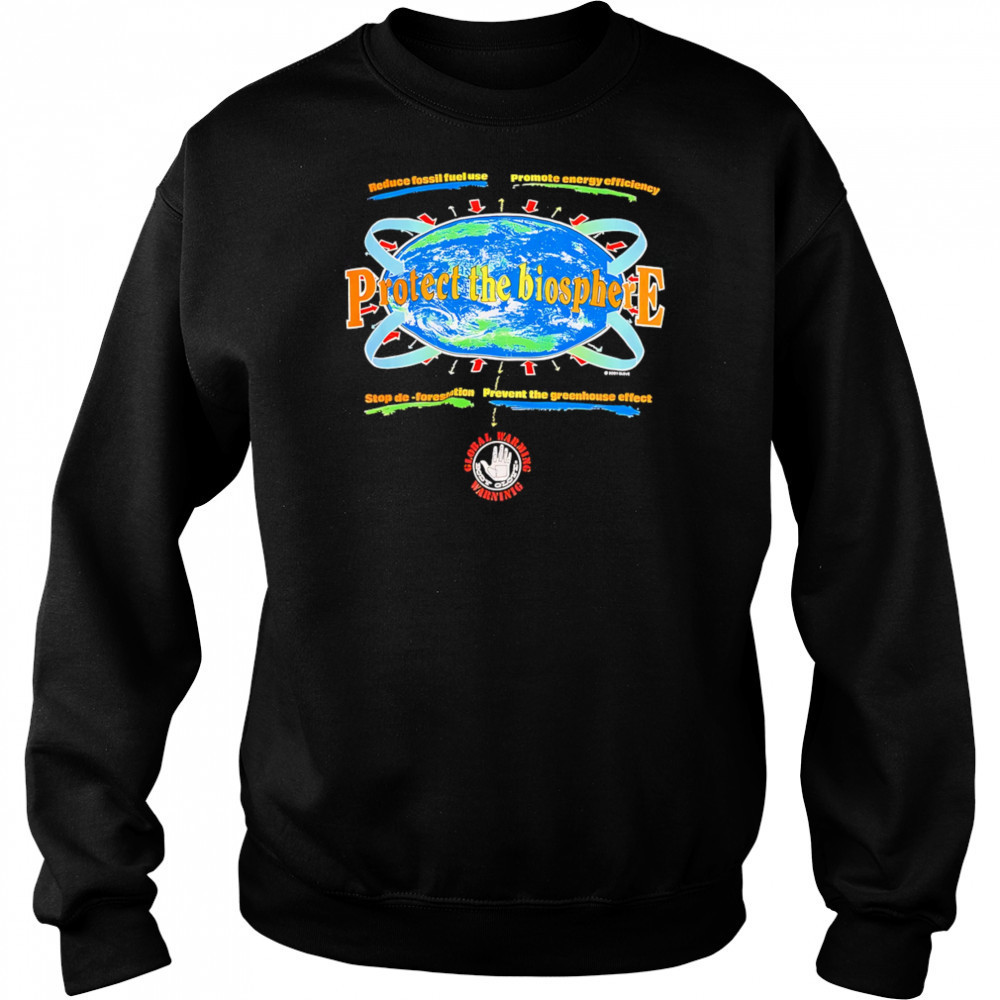 Protect the biosphere retro shirt Hoodie