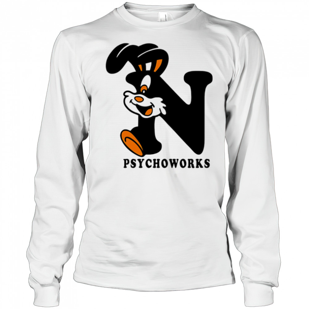 Rabbit psychoworks shirt Long Sleeved