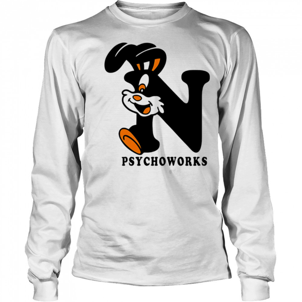 Rabbit psychoworks shirt Long Sleeved