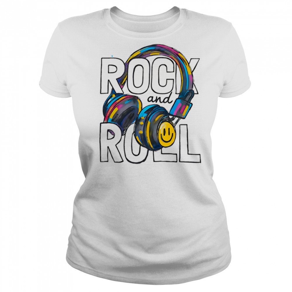 Rock and Roll earphone pride shirt Women's T-shirt