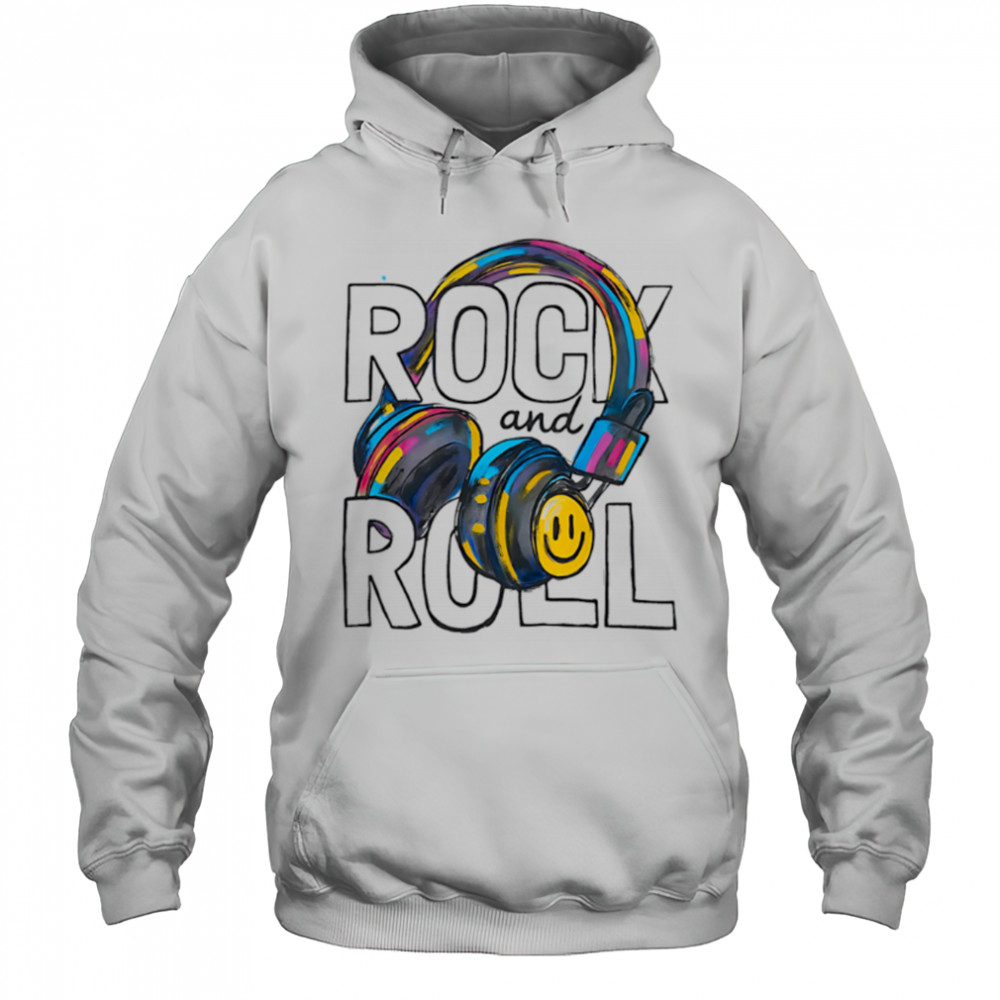 Rock and Roll earphone pride shirt Hoodie
