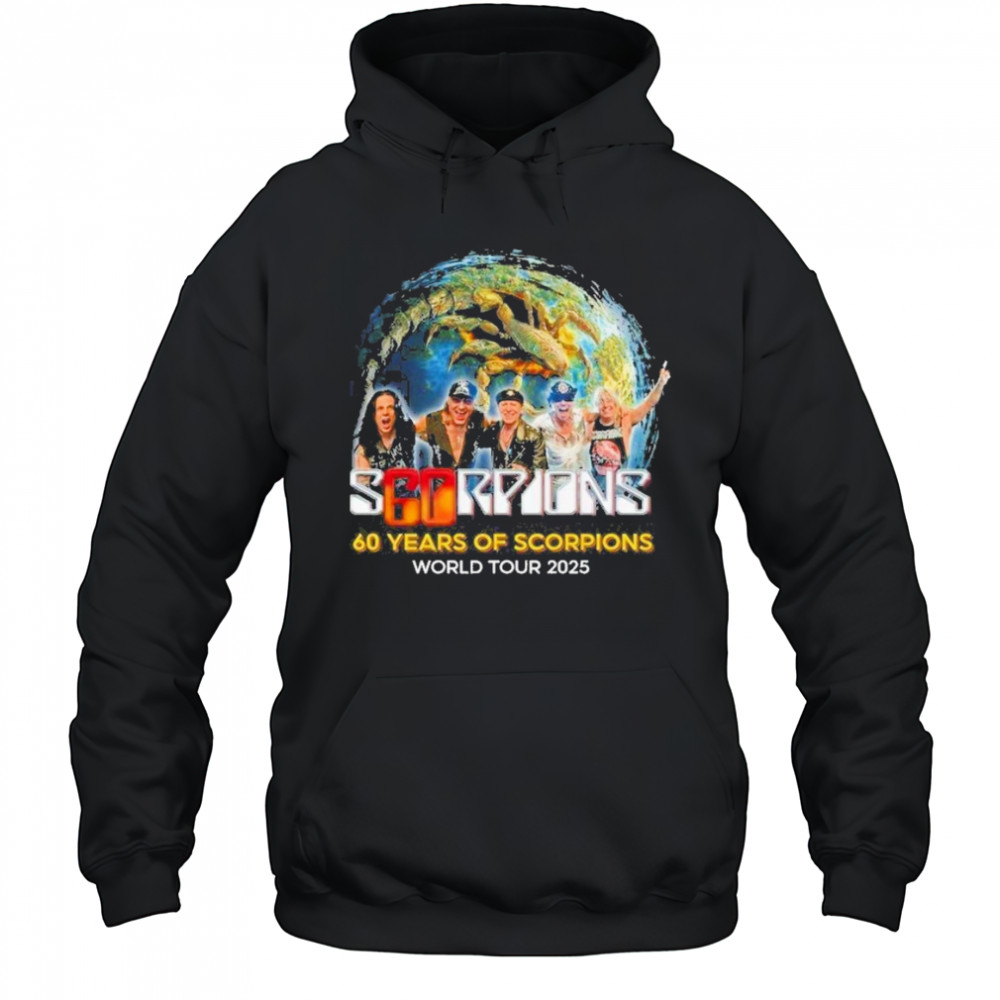 Scorpions 60 Years World Tour 2025 T-Shirt Hoodie