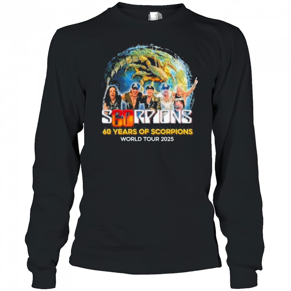 Scorpions 60 Years World Tour 2025 T-Shirt Long Sleeved